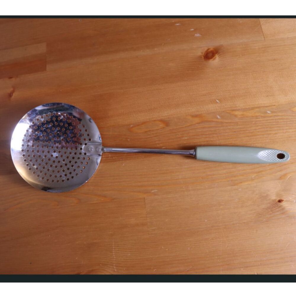 EKCO Stainless Steel Skimmer Oil Strainer 13 Inch Kitchen Tool